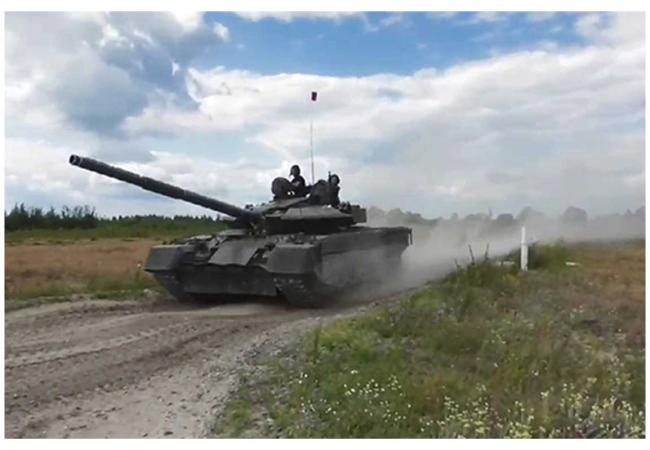 модернизированный танк Т-72Б